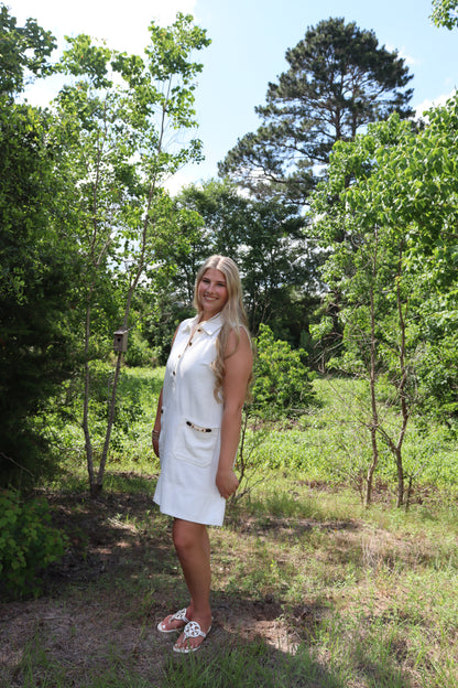 White Horse Bit Dress