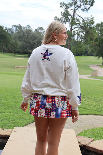 Patchwork Athletic Skort