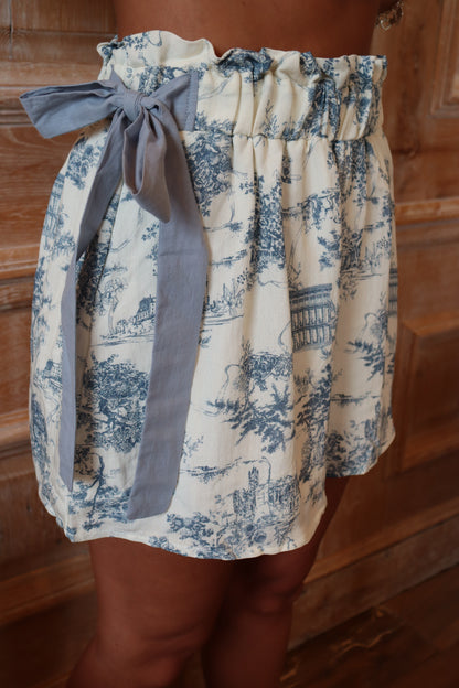 Toile Bow Shorts