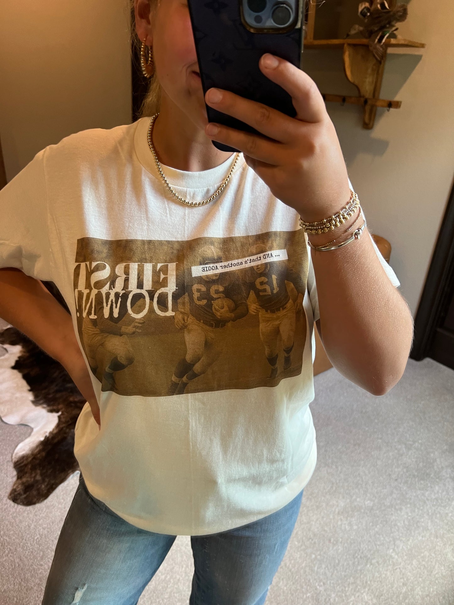 Aggie First Down Tee