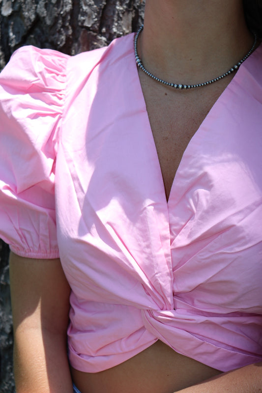 Twist Tie Crop Top