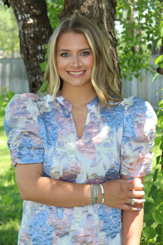Pastel Puff Sleeve Top