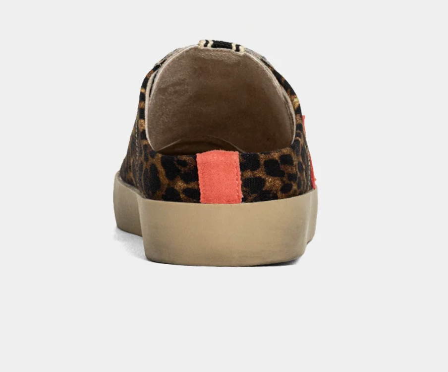 Polka Leopard Slip On Tennis