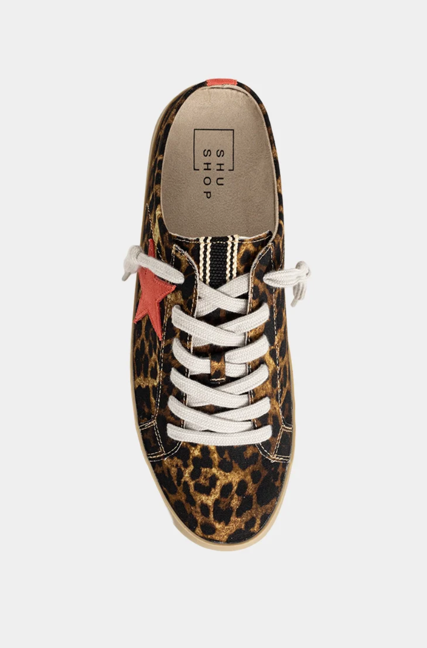 Polka Leopard Slip On Tennis